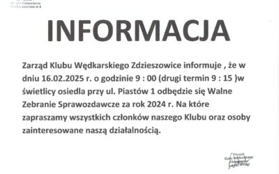 Walne Zebranie Sprawozdawcze za 2024 rok